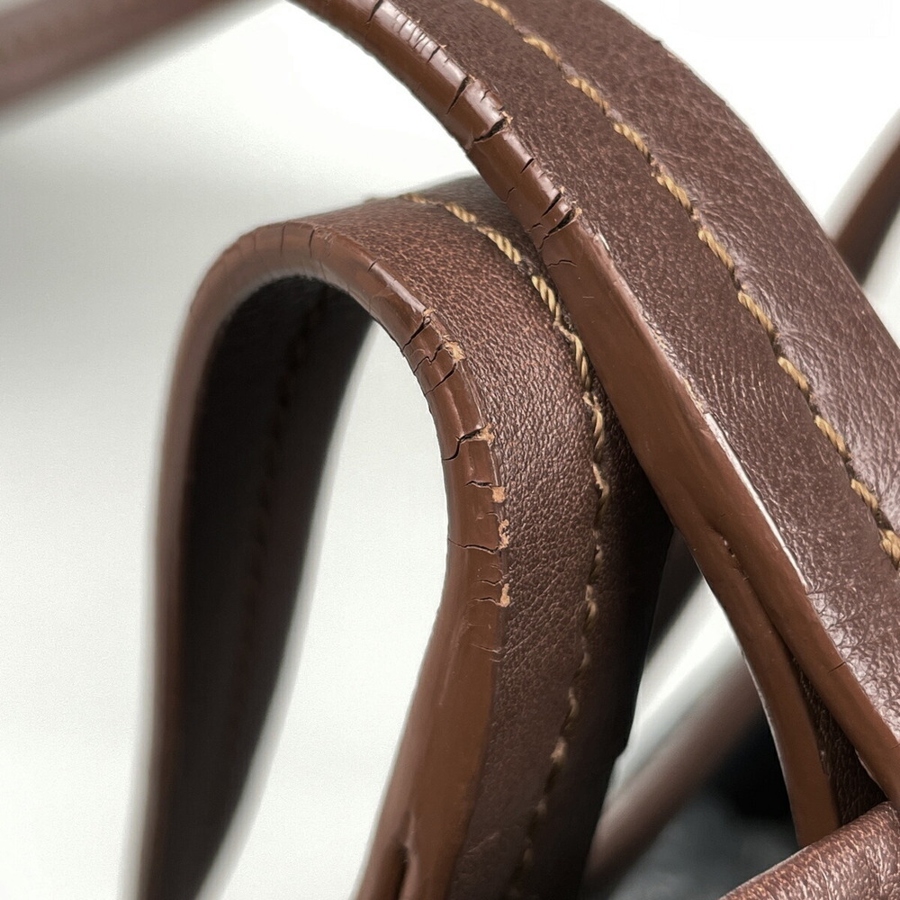 Celine Macadam tote bag denim blue brown - Picture 3 of 6